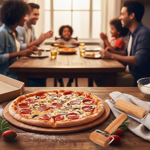 Set of 2 Pizza Dough Roller & Dough Docker (2 Count)