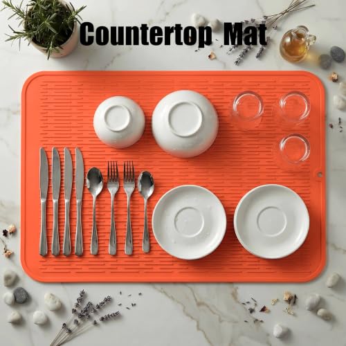 Silicone Dish Drying Mat for Multiple Usage