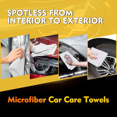 White Microfiber Cleaning Cloth 100 PK (100 Count)