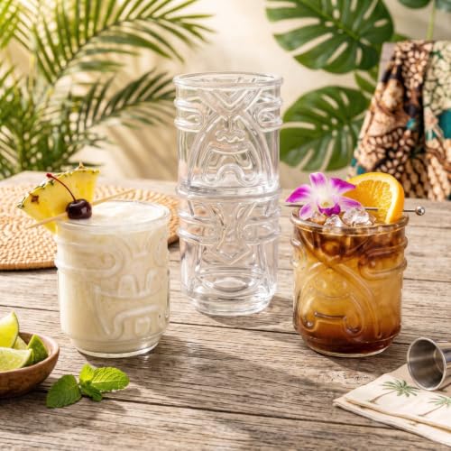 Tiki Cocktail Glasses (4 Count)