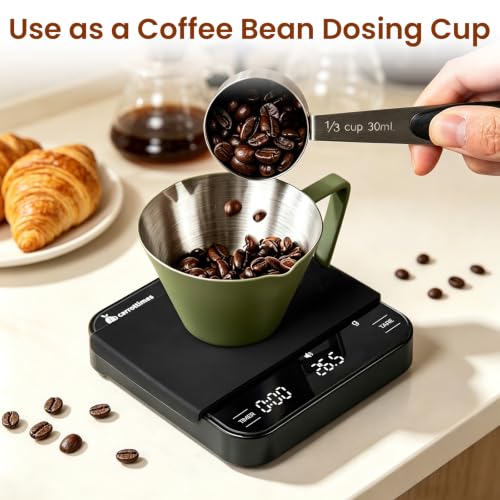 1 Pc Stainless Steel Espresso Shot Cup with Dual Scale