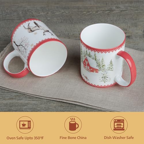 Coffee Mug with Handles Tea Cups (2 Count)