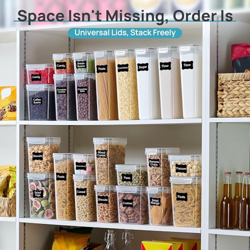 Airtight Food Storage Containers with Lids (24 Count)