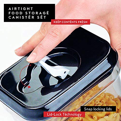 Large Airtight Food Storage Containers (4 Count)