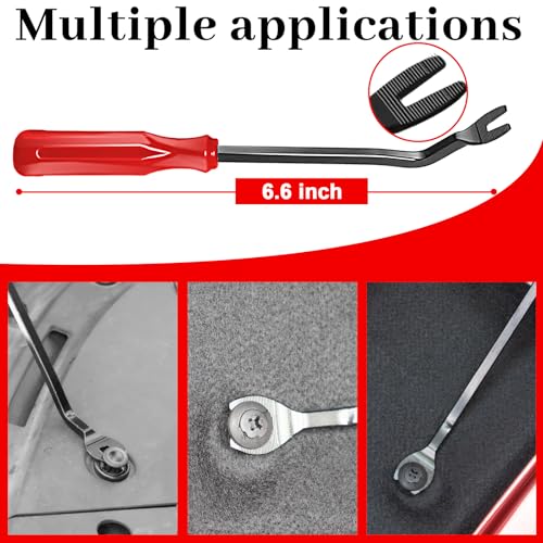 17Pcs Mechanic Hook and Pick Tool Set & Car Trim Removal Kit (17 Count)