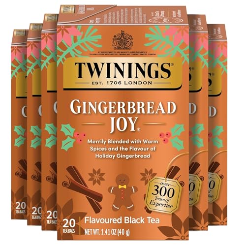Gingerbread Joy Holiday Black Tea Bags (120 Count)