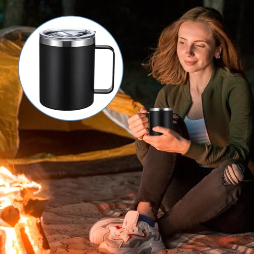 12 oz Insulated Coffee Mug Bulk with Handle (4 Count)