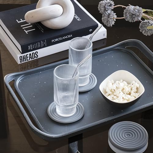 Waterproof Melamine Serving Tray with Handles