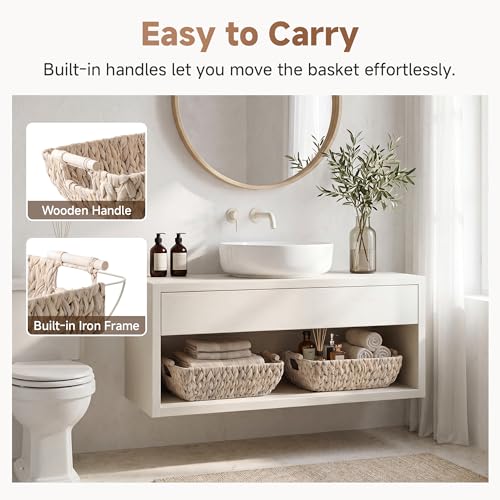 Wicker Baskets for Storage (2 Count)