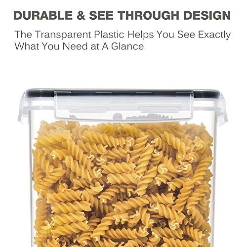 Large Food Storage Containers with Lids Airtight 5.2L (3 Count)