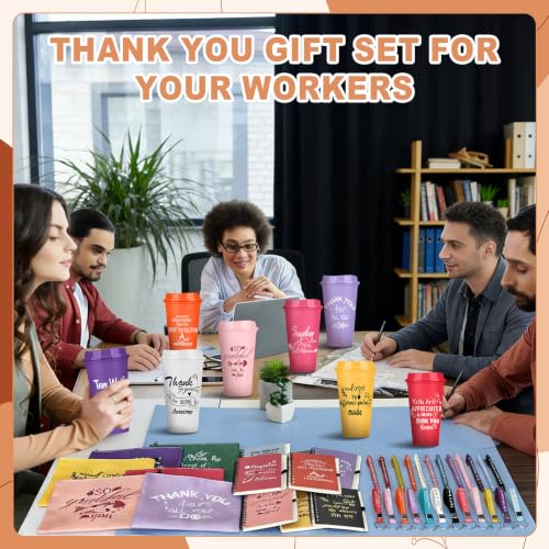 12 Sets Employee Appreciation Gifts Bulk with Inspirational Coffee Cup (72 Count)