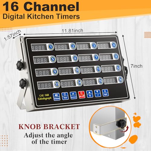 1 Pack Commercial Digital Kitchen Timer for Cooking