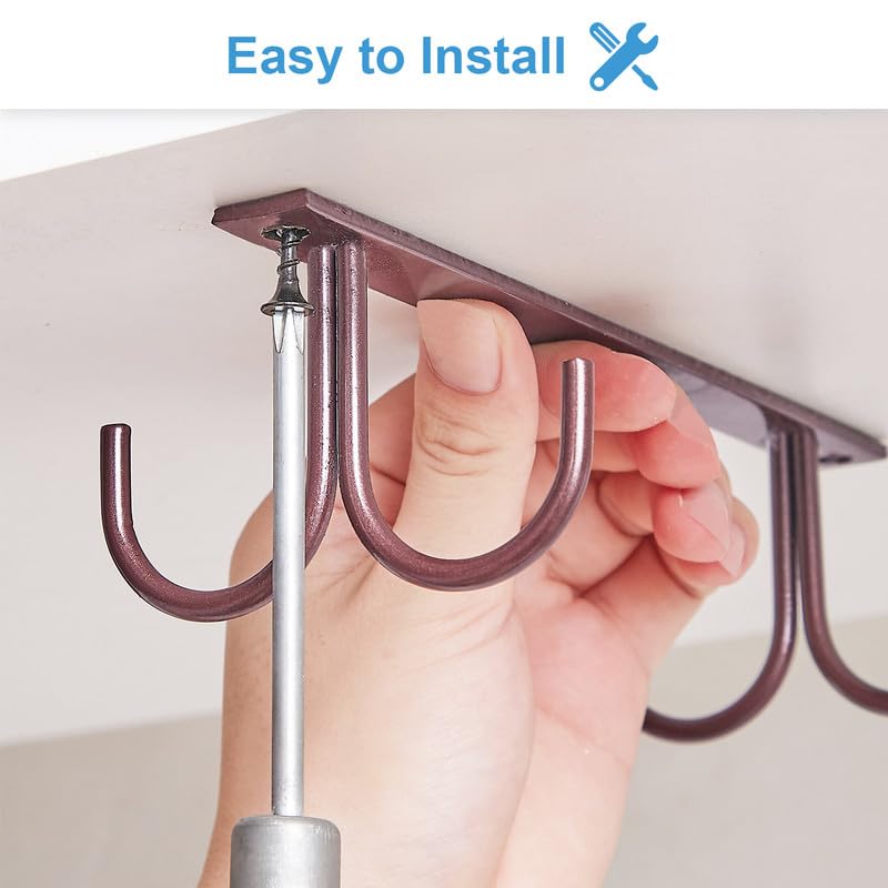 Mug Rack Under Cabinet