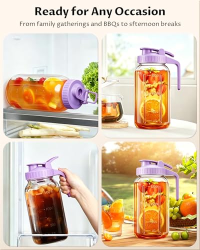 64oz Mason Jar Pitcher
