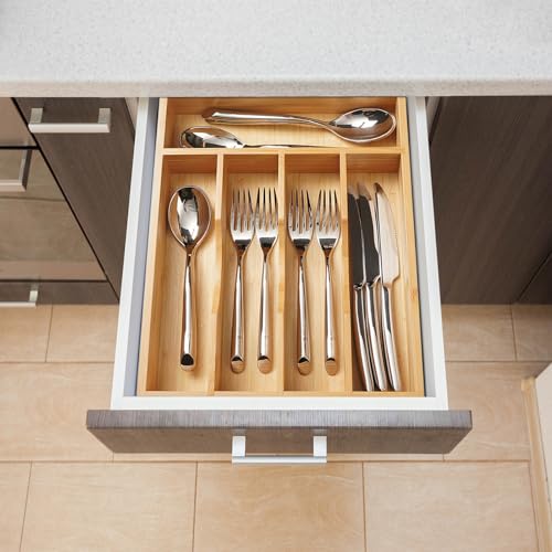 Bamboo Kitchen Drawer Organizer