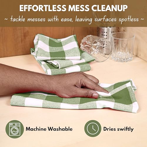 Buffalo Check Kitchen Dish Towels (12 Count)