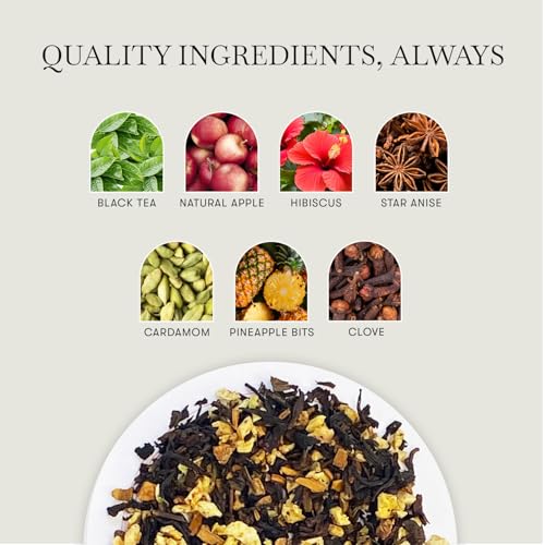 Estates Apple Cinnamon Black Tea 50 Tea Bags (50 Count)