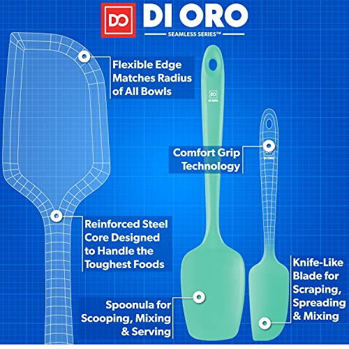 DI ORO Silicone Spatula Set (3 Count)
