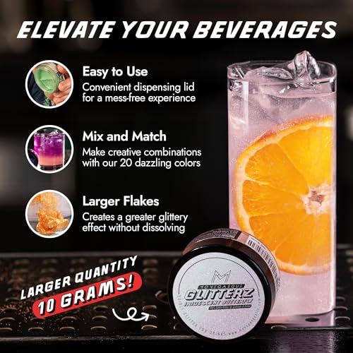 Iridescent Edible Glitter for Drinks & Cakes