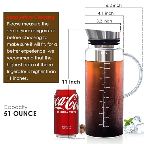 51oz Cold Brew Coffee Maker (51 Count)