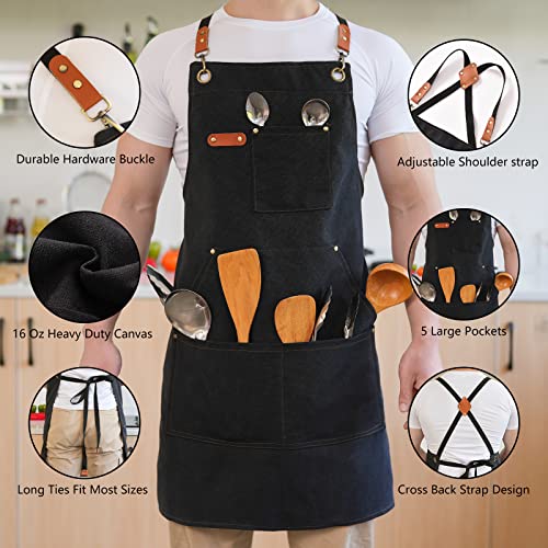 Canvas Aprons for Men Chef Apron
