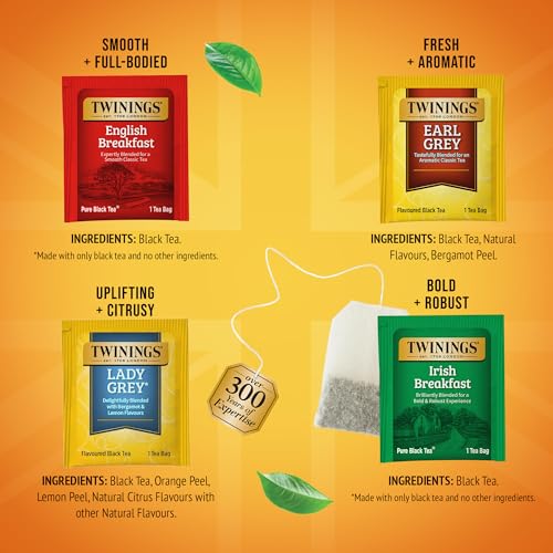 Variety Pack Black Tea Bag Assortment (80 Count)