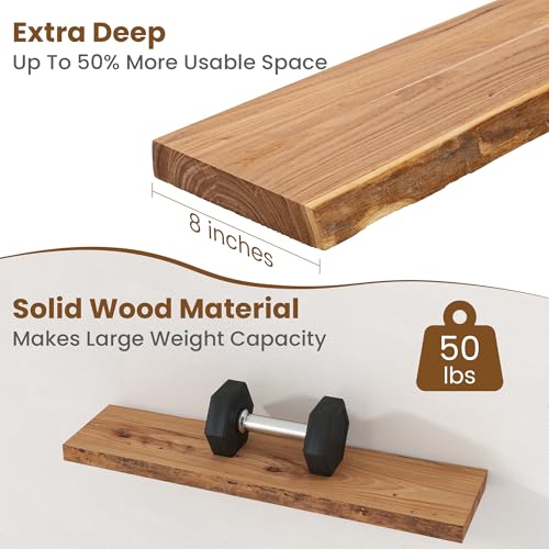 Floating Shelves for Wall Decor (2 Count)