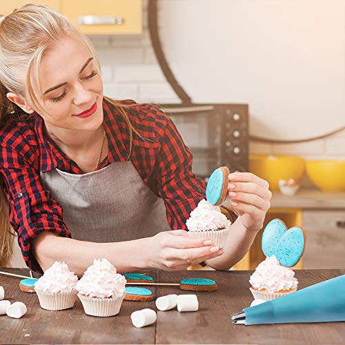 24pcs Reusable Piping Bags and Tips Set