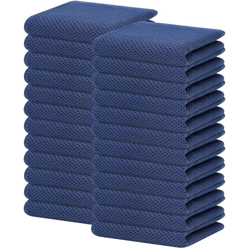 100% Cotton Waffle Weave Kitchen Dish Towels 24 (24 Count)