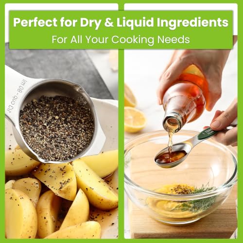 9 Magnetic Measuring Cups & Spoons Set w