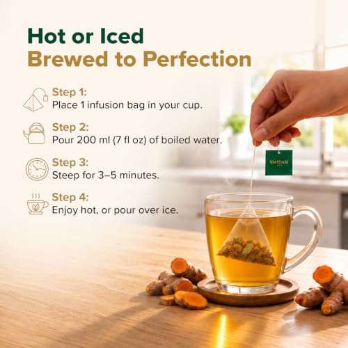 Turmeric Spice Herbal Tea Bags (30 Count)