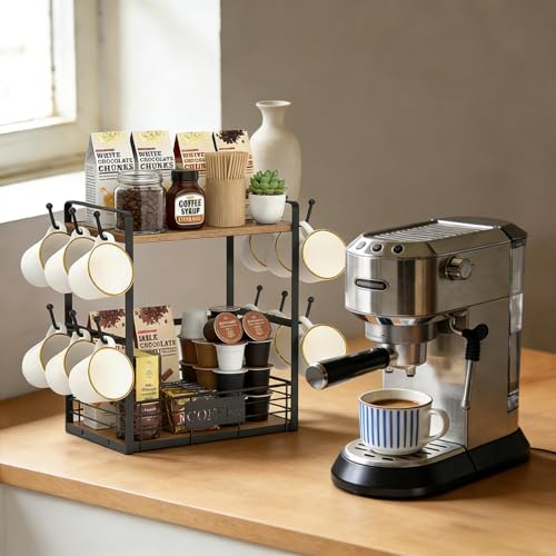 Coffee Mug Rack with 12 Hooks