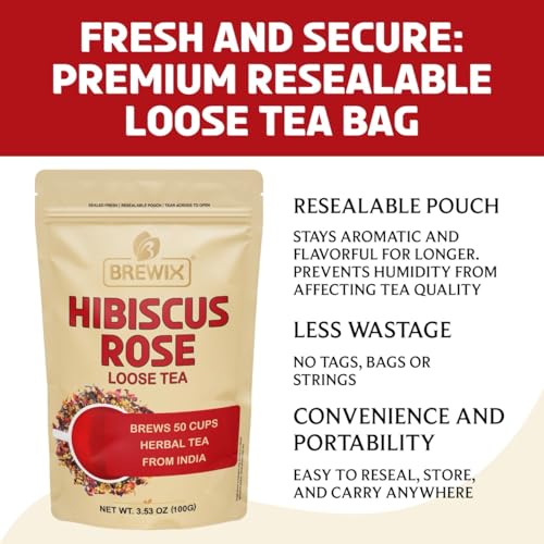 Hibiscus Rose Herbal Loose Tea (3.53 Ounce)