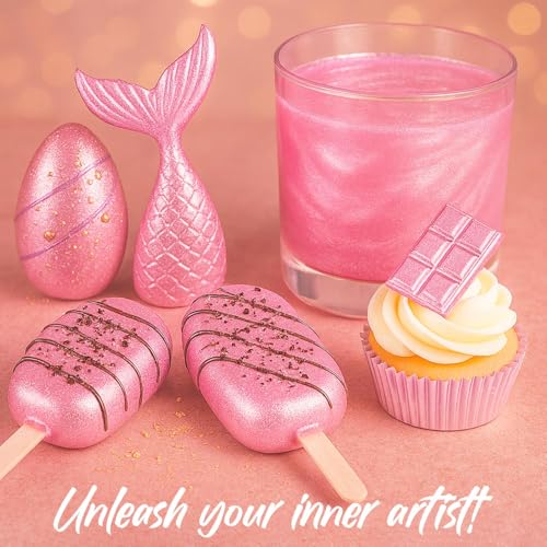 Luster Dust Pink Luster Dust Edible Cake Decorations