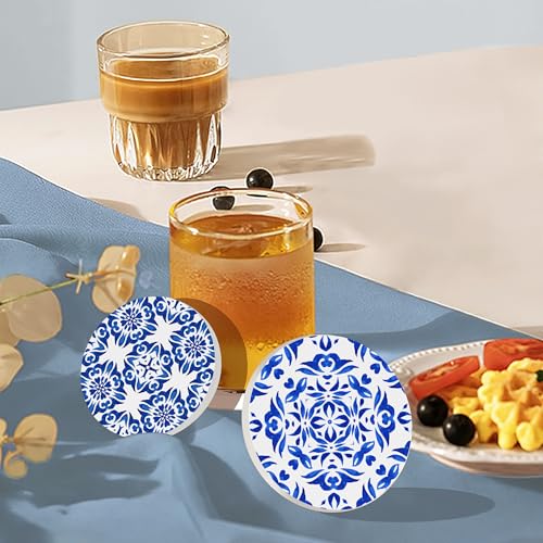 Drink Coasters Set of 6 with Holder