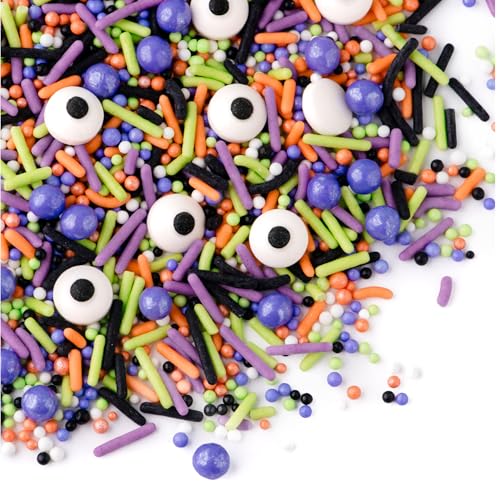 Halloween Sprinkles with Candy Eyeballs (4 Ounce)