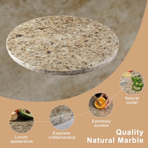 Golden Brown Marble Cutting Board for Kitchen Countertop