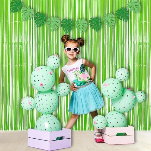 Pastel Green Streamers Party Backdrop Decorations 2 Pack (2 Count)