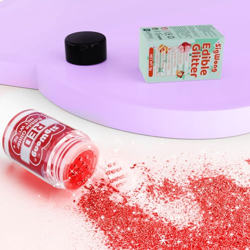 Red Edible Glitter