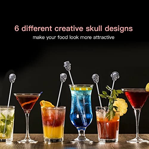 Skull Shape Swizzle Sticks