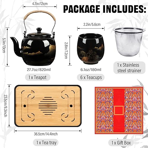 10 Pcs Japanese Tea Set