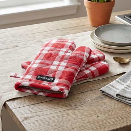 Oven Mitts Heat Resistant Kitchen Gloves (2 Count)