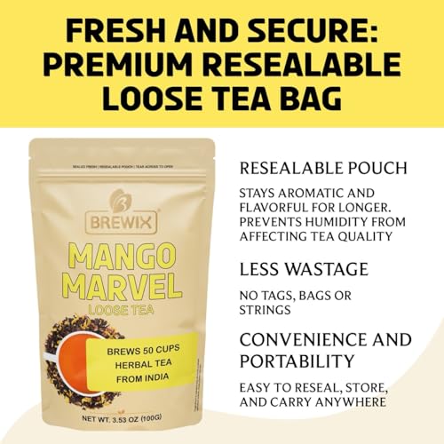 Mango Marvel Herbal Loose Leaf Tea (3.53 Ounce)