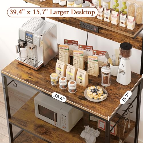 Bakers Rack with Power Outlets