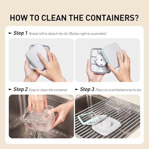 Airtight Food Storage Containers (3 Count)
