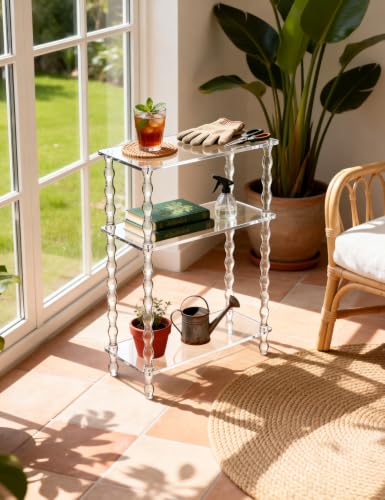 Acrylic Side Table Narrow