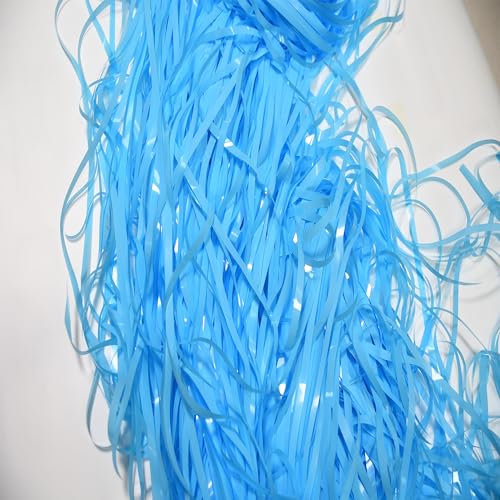 Pastel Blue Fringe Curtains Party Streamers Backdrop (2 Count)