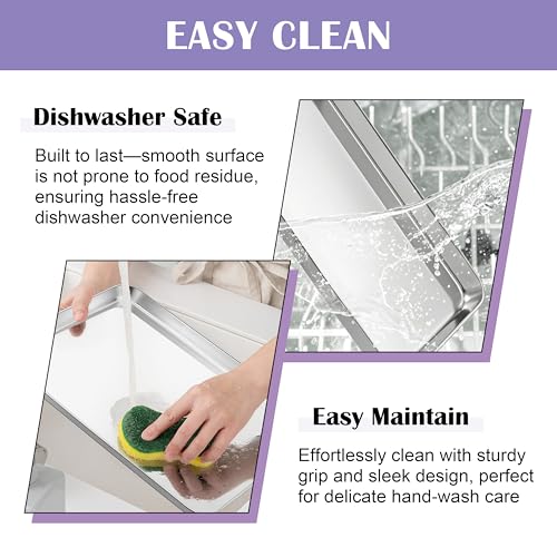 Large Baking Sheet with Wire Rack (4 Count)