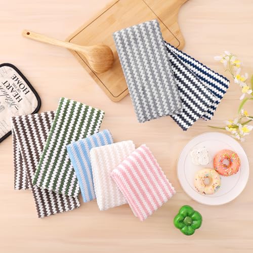 12 Pack Coral Velvet Kitchen Towels (12 Count)
