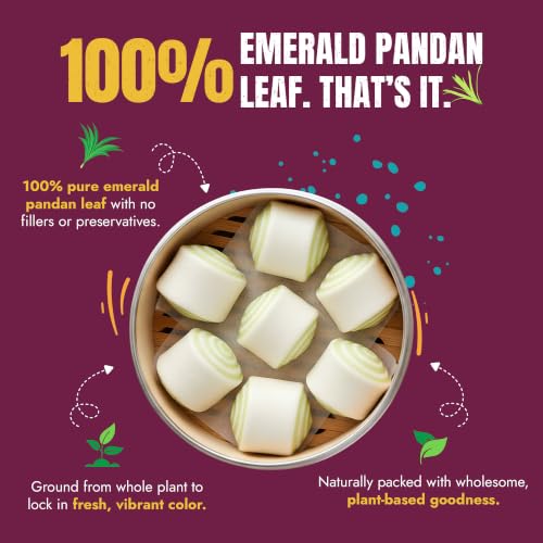 Emerald Pandan Leaf Powder 3.5oz (3.5 Ounce)